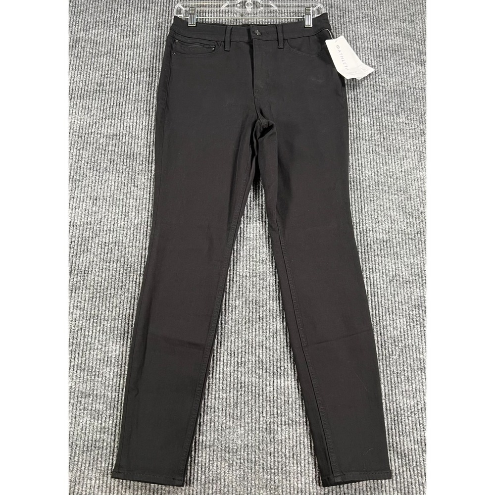 Athleta Flex Ultra Skinny Jeans Womens Size 8 Black Casual Comfort Stretch New